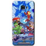 MRCİLETİSİM mrc175263 Avengers Cartoon Kılıf HD Desen Baskılı Arka Kapak Samsung Galaxy C9 Pro ile uyumlu