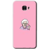 MRCİLETİSİM mrc175265 Bad Grandmother Kılıf HD Desen Baskılı Arka Kapak Samsung Galaxy C9 Pro ile uyumlu