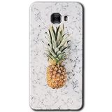 MRCİLETİSİM mrc175361 Ananas Kılıf HD Desen Baskılı Arka Kapak Samsung Galaxy C9 Pro ile uyumlu