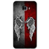 MRCİLETİSİM mrc175462 Lucifer Kılıf HD Desen Baskılı Arka Kapak + Temperli Cam Samsung Galaxy C9 Pro ile uyumlu