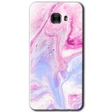 MRCİLETİSİM mrc175481 Kabarmış Leke Kılıf HD Desen Baskılı Arka Kapak + Temperli Cam Samsung Galaxy C9 Pro ile uyumlu