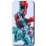 MRCİLETİSİM mrc175522 Renkli Karışım Kılıf HD Desen Baskılı Arka Kapak + Temperli Cam Samsung Galaxy C9 Pro ile uyumlu