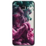 MRCİLETİSİM mrc175539 Liquid Cloud Kılıf HD Desen Baskılı Arka Kapak + Temperli Cam Samsung Galaxy C9 Pro ile uyumlu
