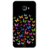 MRCİLETİSİM mrc175584 Cacti Prairies Kılıf HD Desen Baskılı Arka Kapak + Temperli Cam Samsung Galaxy C9 Pro ile uyumlu