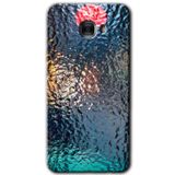 MRCİLETİSİM mrc175616 Blur Cam Kılıf HD Desen Baskılı Arka Kapak + Temperli Cam Samsung Galaxy C9 Pro ile uyumlu