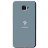 MRCİLETİSİM mrc175645 Beyin Gıdası Kılıf HD Desen Baskılı Arka Kapak + Temperli Cam Samsung Galaxy C9 Pro ile uyumlu