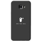 MRCİLETİSİM mrc175664 Headshot Kılıf HD Desen Baskılı Arka Kapak + Temperli Cam Samsung Galaxy C9 Pro ile uyumlu
