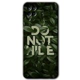 MRCİLETİSİM mrc177796 Do Not Hide Kılıf HD Desen Baskılı Arka Kapak + Temperli Cam Samsung Galaxy M12 ile uyumlu