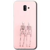 MRCİLETİSİM mrc183095 Yaşayan Çift Kılıf HD Desen Baskılı Arka Kapak Samsung Galaxy J6 Plus ile uyumlu