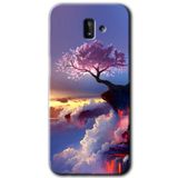 MRCİLETİSİM mrc183184 Wash Red Wall Kılıf HD Desen Baskılı Arka Kapak Samsung Galaxy J6 Plus ile uyumlu