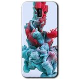 MRCİLETİSİM mrc183222 Renkli Karışım Kılıf HD Desen Baskılı Arka Kapak Samsung Galaxy J6 Plus ile uyumlu