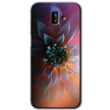 MRCİLETİSİM mrc183252 Çiçek Motif Kılıf HD Desen Baskılı Arka Kapak Samsung Galaxy J6 Plus ile uyumlu