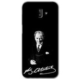 MRCİLETİSİM mrc183508 Atatürk İmza Kılıf HD Desen Baskılı Arka Kapak Samsung Galaxy J6 Plus ile uyumlu