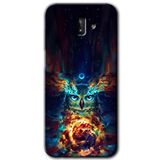 MRCİLETİSİM mrc183516 Ballı Baykuş Kılıf HD Desen Baskılı Arka Kapak Samsung Galaxy J6 Plus ile uyumlu