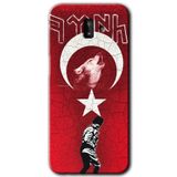 MRCİLETİSİM mrc183523 Bozkurt Atam Kılıf HD Desen Baskılı Arka Kapak Samsung Galaxy J6 Plus ile uyumlu