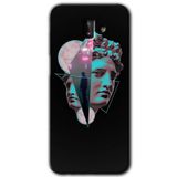 MRCİLETİSİM mrc183613 Heykel Kılıf HD Desen Baskılı Arka Kapak Samsung Galaxy J6 Plus ile uyumlu