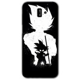 MRCİLETİSİM mrc184190 Anime Kılıf HD Desen Baskılı Arka Kapak + Temperli Cam Samsung Galaxy J6 Plus ile uyumlu