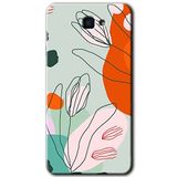 MRCİLETİSİM mrc184985 Vektör Çiçekler Kılıf HD Desen Baskılı Arka Kapak Samsung Galaxy J7 Prime 2 ile uyumlu