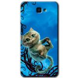 MRCİLETİSİM mrc185177 Çılgın Kedi Kılıf HD Desen Baskılı Arka Kapak Samsung Galaxy J7 Prime 2 ile uyumlu