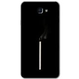 MRCİLETİSİM mrc185282 Sönmüş Kibrit Kılıf HD Desen Baskılı Arka Kapak Samsung Galaxy J7 Prime 2 ile uyumlu