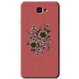 MRCİLETİSİM mrc185778 Retro Çiçek Kılıf HD Desen Baskılı Arka Kapak Samsung Galaxy J7 Prime ile uyumlu