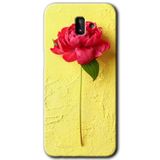 MRCİLETİSİM mrc187492 Kırmızı Gül Kılıf HD Desen Baskılı Arka Kapak + Temperli Cam Samsung Galaxy J8 ile uyumlu