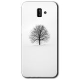 MRCİLETİSİM mrc188037 Alone Tree Kılıf HD Desen Baskılı Arka Kapak + Temperli Cam Samsung Galaxy J8 ile uyumlu