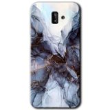 MRCİLETİSİM mrc188105 Otantik Mermer Kılıf HD Desen Baskılı Arka Kapak Samsung Galaxy J8 ile uyumlu
