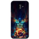 MRCİLETİSİM mrc188466 Ballı Baykuş Kılıf HD Desen Baskılı Arka Kapak Samsung Galaxy J8 ile uyumlu
