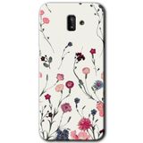 MRCİLETİSİM mrc188526 Mat Çiçek Kılıf HD Desen Baskılı Arka Kapak Samsung Galaxy J8 ile uyumlu