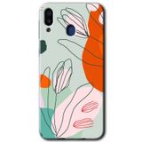 MRCİLETİSİM mrc189385 Vektör Çiçekler Kılıf HD Desen Baskılı Arka Kapak Samsung Galaxy M10s ile uyumlu