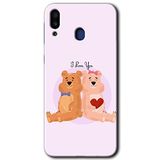 MRCİLETİSİM mrc189388 Sevgili Ayıcık Kılıf HD Desen Baskılı Arka Kapak Samsung Galaxy M10s ile uyumlu