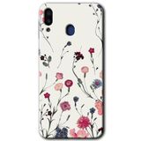 MRCİLETİSİM mrc189626 Mat Çiçek Kılıf HD Desen Baskılı Arka Kapak Samsung Galaxy M10s ile uyumlu