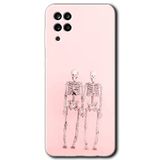 MRCİLETİSİM mrc190245 Yaşayan Çift Kılıf HD Desen Baskılı Arka Kapak Samsung Galaxy M12 ile uyumlu