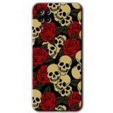 MRCİLETİSİM mrc190405 Kurukafa Aşk Kılıf HD Desen Baskılı Arka Kapak Samsung Galaxy M12 ile uyumlu