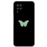 MRCİLETİSİM mrc190433 Butterfly Tree Kılıf HD Desen Baskılı Arka Kapak Samsung Galaxy M12 ile uyumlu