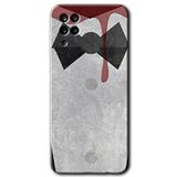MRCİLETİSİM mrc190452 Gentleman Blood Kılıf HD Desen Baskılı Arka Kapak Samsung Galaxy M12 ile uyumlu