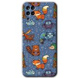 MRCİLETİSİM mrc190459 Animals Funny Kılıf HD Desen Baskılı Arka Kapak Samsung Galaxy M12 ile uyumlu