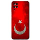 MRCİLETİSİM mrc190652 Albayrak Kılıf HD Desen Baskılı Arka Kapak Samsung Galaxy M12 ile uyumlu