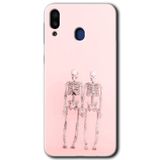 MRCİLETİSİM mrc190795 Yaşayan Çift Kılıf HD Desen Baskılı Arka Kapak Samsung Galaxy M20 ile uyumlu