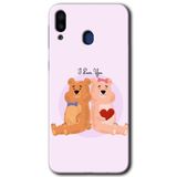 MRCİLETİSİM mrc191038 Sevgili Ayıcık Kılıf HD Desen Baskılı Arka Kapak Samsung Galaxy M20 ile uyumlu