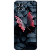 MRCİLETİSİM mrc191908 Dark Butterfly Kılıf HD Desen Baskılı Arka Kapak Samsung Galaxy M22 ile uyumlu