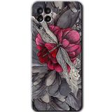 MRCİLETİSİM mrc192000 kelebek Ömrü Kılıf HD Desen Baskılı Arka Kapak Samsung Galaxy M22 ile uyumlu