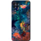 MRCİLETİSİM mrc192092 Color Storm Kılıf HD Desen Baskılı Arka Kapak Samsung Galaxy M22 ile uyumlu