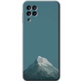 MRCİLETİSİM mrc192127 Alone Mountain Kılıf HD Desen Baskılı Arka Kapak Samsung Galaxy M22 ile uyumlu