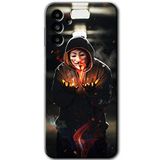 MRCİLETİSİM mrc192461 V for Fire Kılıf HD Desen Baskılı Arka Kapak Samsung Galaxy M23 ile uyumlu