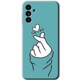 MRCİLETİSİM mrc192468 Mutluluk Kılıf HD Desen Baskılı Arka Kapak Samsung Galaxy M23 ile uyumlu