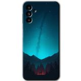 MRCİLETİSİM mrc192524 Night Fores Mount Kılıf HD Desen Baskılı Arka Kapak Samsung Galaxy M23 ile uyumlu