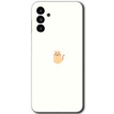 MRCİLETİSİM mrc192635 Cat Minimalism Kılıf HD Desen Baskılı Arka Kapak Samsung Galaxy M23 ile uyumlu