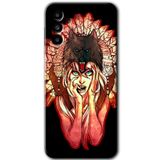 MRCİLETİSİM mrc192718 Kurt Kız Kılıf HD Desen Baskılı Arka Kapak Samsung Galaxy M23 ile uyumlu